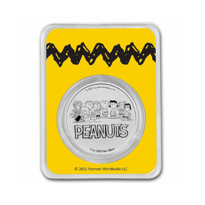 Peanuts® Great Pumpkin 55th Anniversary 1 oz Silver in TEP