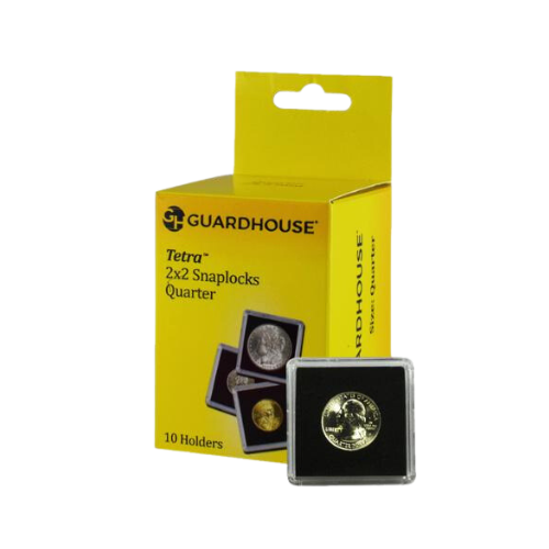 Guardhouse Quarter 2x2 Tetra Snaplock Coin Holders