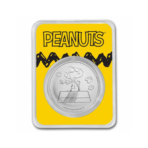 Peanuts Snoopy Flying Ace 1oz Silver Tep Tennessee Coin Co