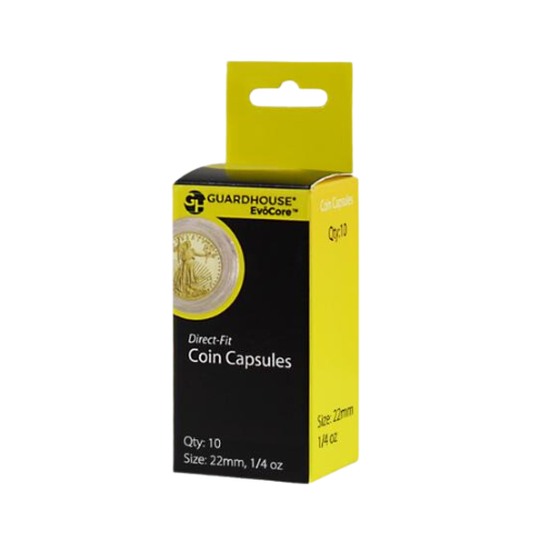 Guardhouse 1/4 oz Gold Eagle Direct-Fit Coin Capsules