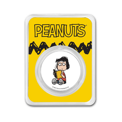 Peanuts® Marcie 1 oz Colorized Silver Round