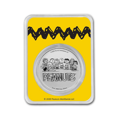 Peanuts® Marcie 1 oz Colorized Silver Round