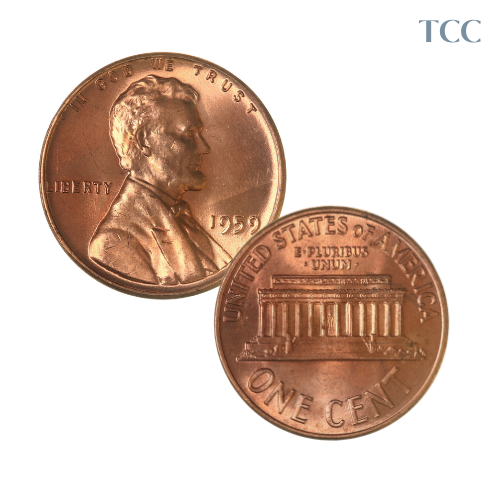 1959 P Lincoln Cent BU Brilliant Uncirculated