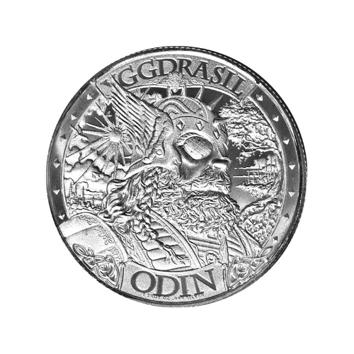 Mason Mint ODIN Asgard Mythical Cities 1 oz Silver Round