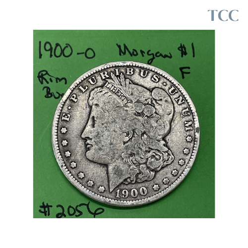 1900 O Morgan Dollar $1 Fine 90% Silver Tougher Date