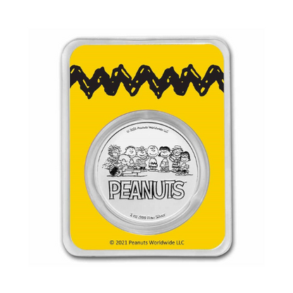 Peanuts® Sally Brown 1 oz Colorized Silver Round