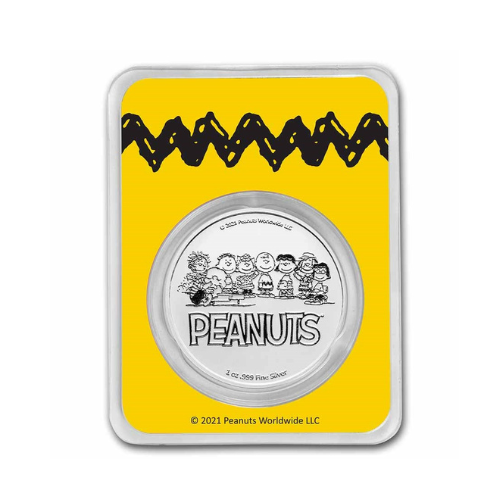 Peanuts® Linus Van Pelt 1 oz Colorized Silver Round