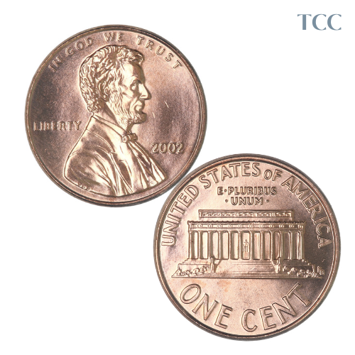 2002 P Lincoln Cent BU Brilliant Uncirculated