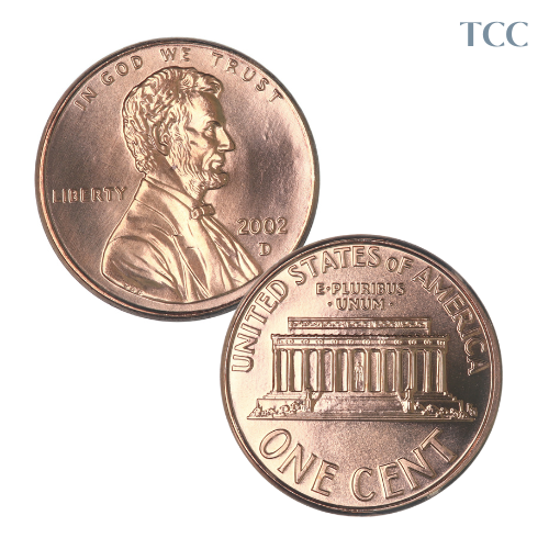 2002 D Lincoln Cent BU Brilliant Uncirculated