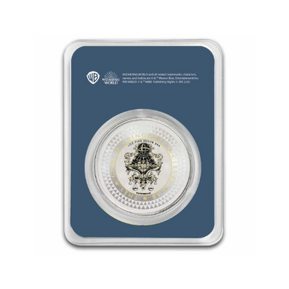 Harry Potter 1 oz .999 Silver Colorized The Bank Of Gringotts Medallion In TEP