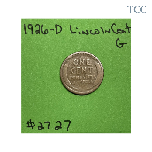 1926 D Lincoln Wheat Cent Good (G)