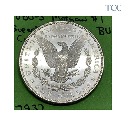 1880 S Morgan Dollar $1 BU Brilliant Uncirculated 90% Silver