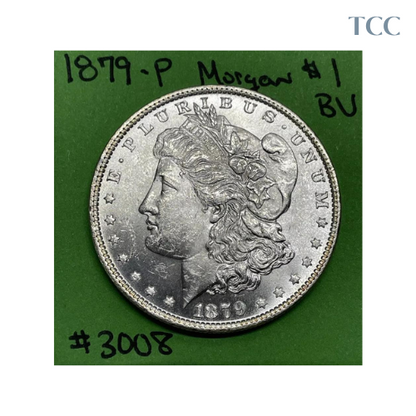 1879-P Morgan Dollar BU Brilliant Uncirculated 90% Silver