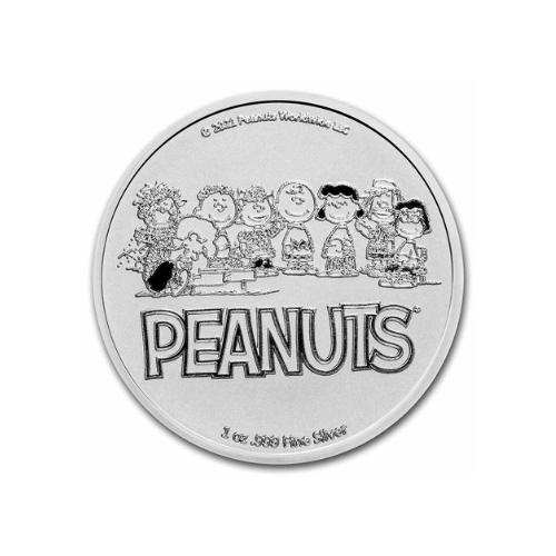 Peanuts® Great Pumpkin 55th Anniversary 1 oz Silver Round