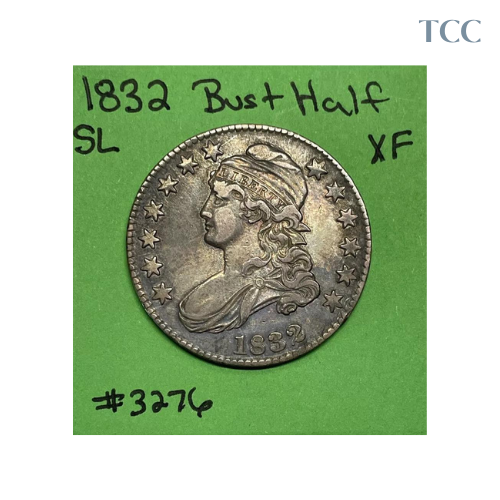 1832 Capped Bust Half Dollar XF Extra Fine