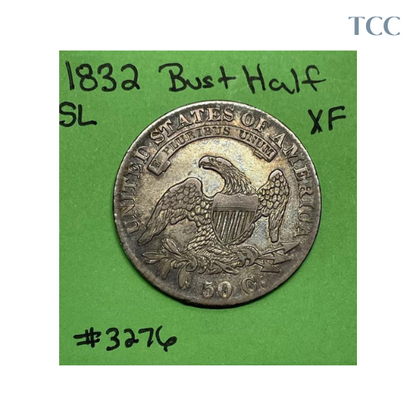 1832 Capped Bust Half Dollar XF Extra Fine