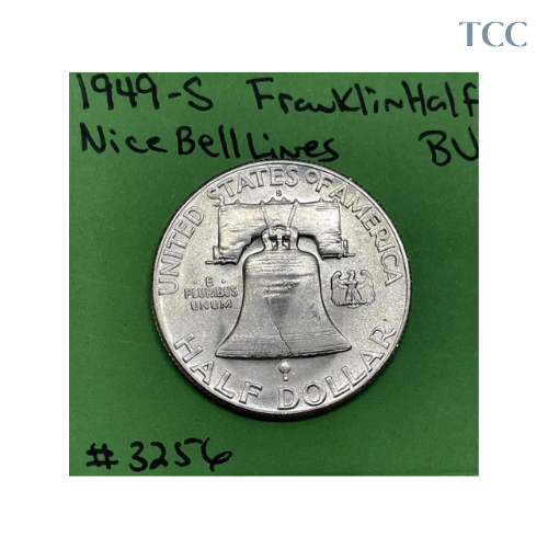 1949 S Franklin Half Dollar BU Brilliant Uncirculated