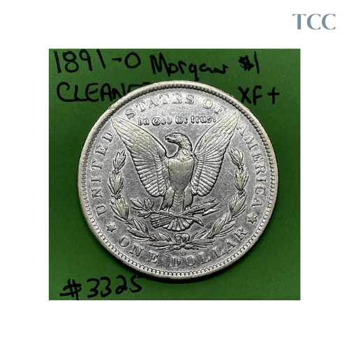 1891 O Morgan Dollar XF Extra Fine Cleaned 90% Silver Better Date