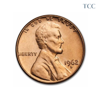 1962 D Lincoln Memorial Cent BU Uncirculated Penny