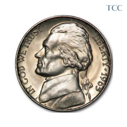 1965 Jefferson Nickel BU Uncirculated 5c Coin