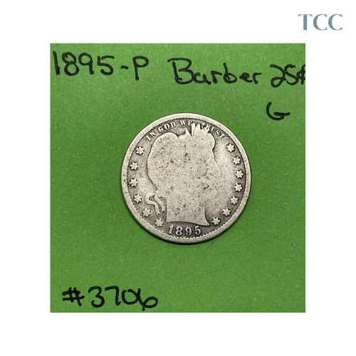 1895-P Barber Liberty Head Quarter Good (G)