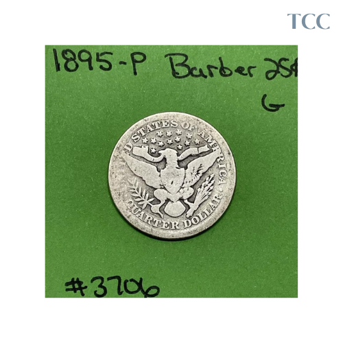 1895-P Barber Liberty Head Quarter Good (G)