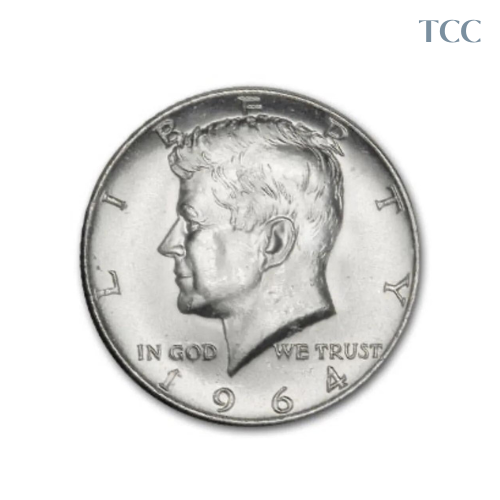 1964 P Silver Kennedy Half Dollar 50c BU