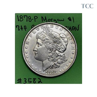 1878 7TF REV Of 79 Morgan Silver Dollar AU About Uncirculated