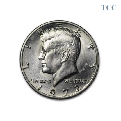 1972 Kennedy Half Dollar Uncirculated Clad