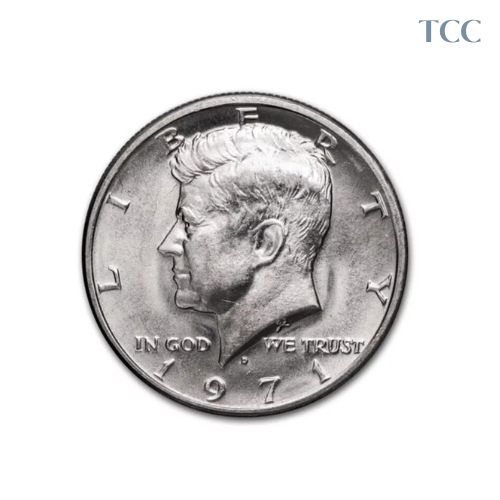 1971-D Kennedy Half Dollar BU Uncirculated Mint State