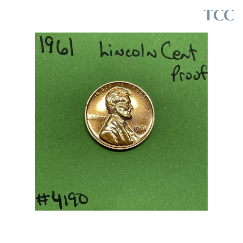 1961 Lincoln Memorial Cent Choice Proof Penny