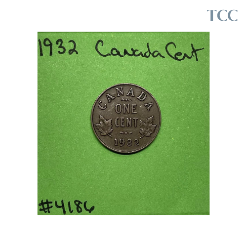 1933 Canada 🇨🇦 Small Cent 1c