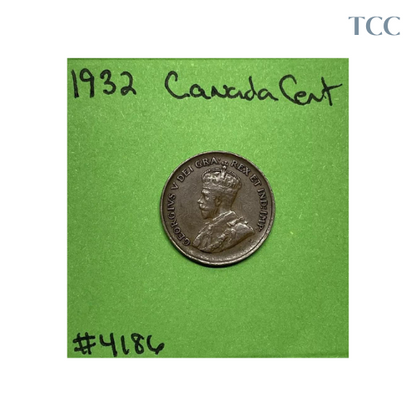 1933 Canada 🇨🇦 Small Cent 1c