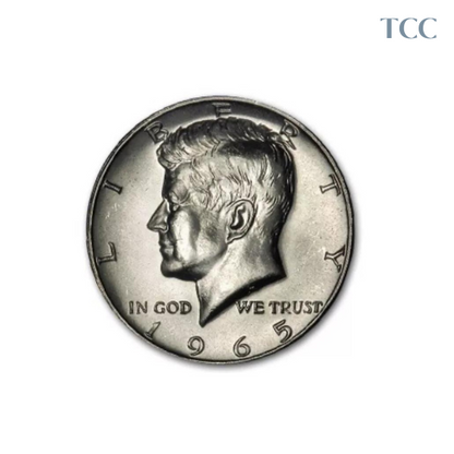 1965 Kennedy Half Dollar BU Brilliant Uncirculated 40% Silver Clad