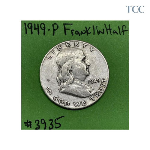 1949-P Franklin Half Dollar 90% Silver