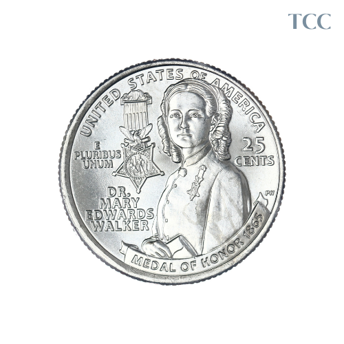 2024 P Dr. Mary Edwards American Women Quarter BU