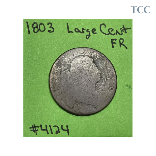 1803 Draped Bust Large Cent 1c Fair