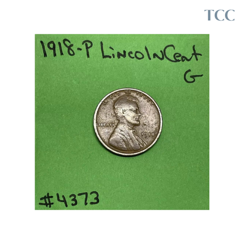 1918-P Lincoln Wheat Cent Good (G)