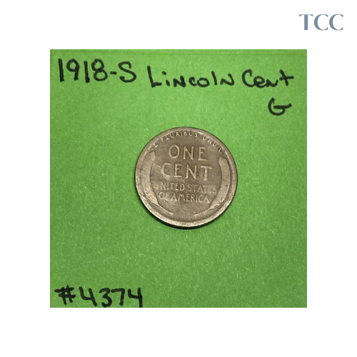 1918-S Lincoln Wheat Cent Good (G)