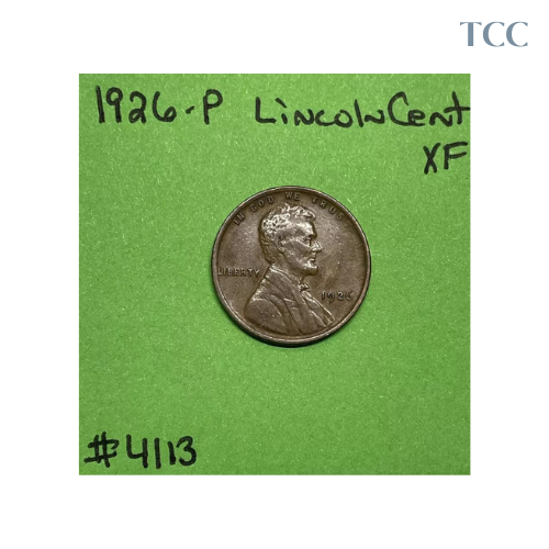 1926 Lincoln Wheat Cent XF EF Extremely Fine Bronze