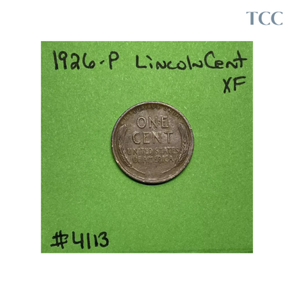 1926 Lincoln Wheat Cent XF EF Extremely Fine Bronze