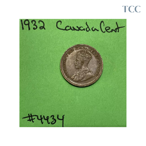 1932 Canada 🇨🇦 Small Cent 1c