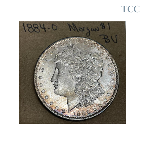 1884-O Morgan Silver Dollar BU