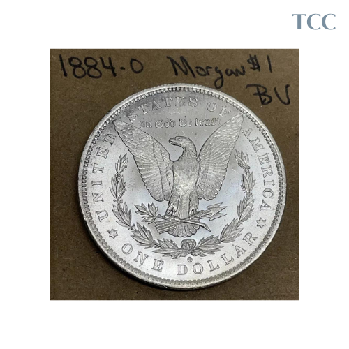 1884-O Morgan Silver Dollar BU