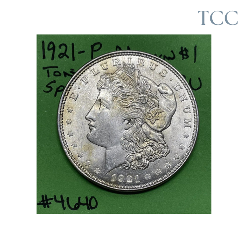 1921-P Morgan Silver Dollar $1 BU Brilliant Uncirculated 90% Silver