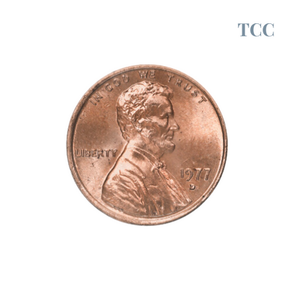 1977 D Lincoln Cent BU