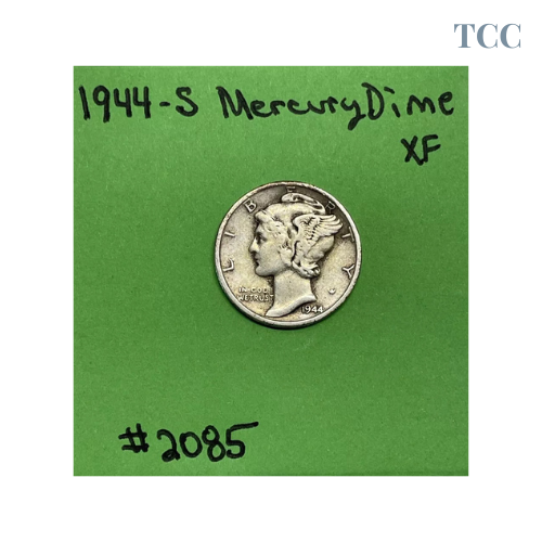 1944 S Mercury Dime 10c XF Extra Fine 90% Silver