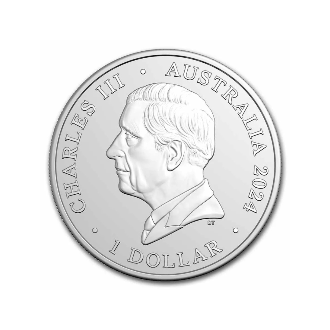 2024 Australia 1 oz Silver $1 Kangaroo BU