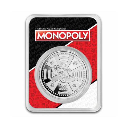 2024 Samoa 1 oz Silver Mr. Monopoly (with TEP)