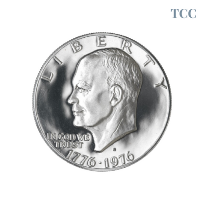 1976 S Eisenhower Dollars Type-2 Proof Clad